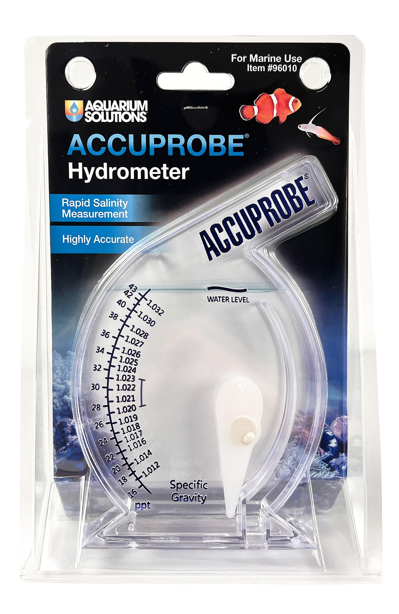 Aquarium Solutions Accuprobe Hydrometer for Marine Use