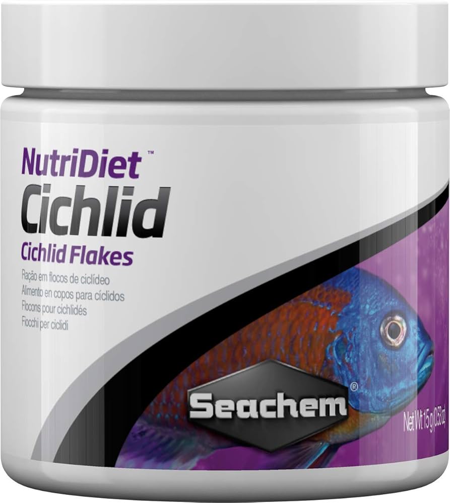 Seachem NutriDiet Cichlid Flakes Probiotics Formula