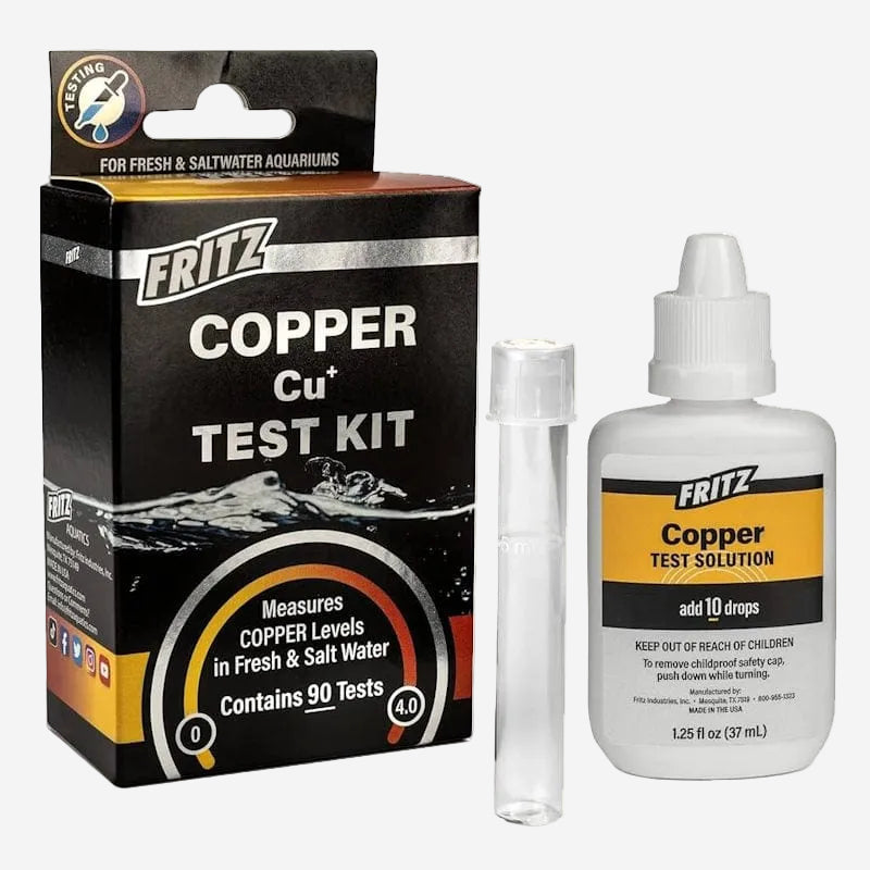 Fritz Copper Liquid Test Kit - Fresh & Saltwater Aquariums