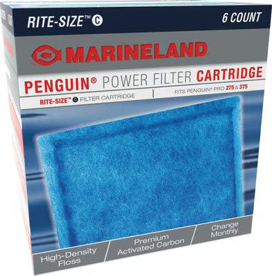 Marineland Rite Size C Penguin Power Filter Cartridge 6 Count