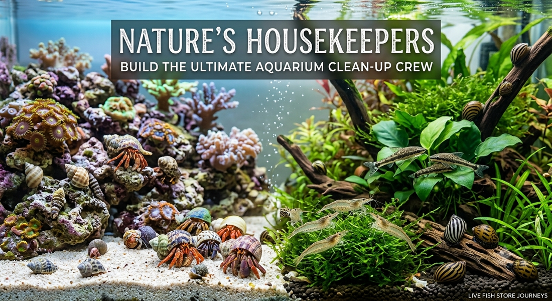The Best Clean Up Crew for Freshwater and Saltwater Aquariums